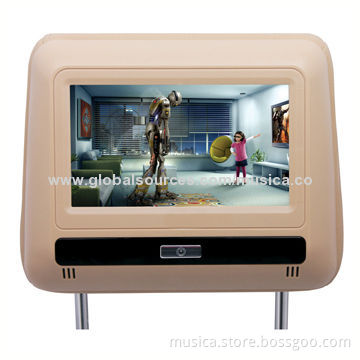7-inch car headrest, pillow monitor